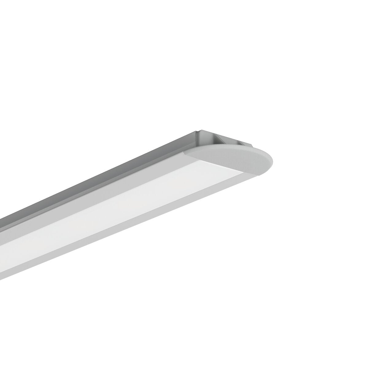 KLUŚ Endkappe MICRO-LNK, grau, ABS – Detail-/Anwendungsbild