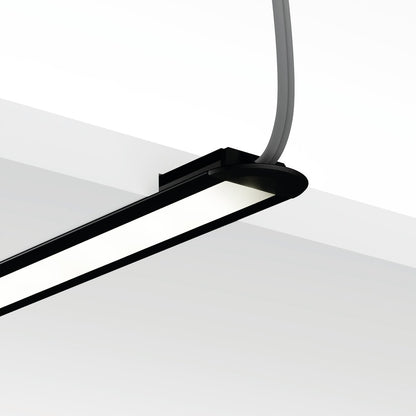 KLUŚ Endkappe mit Loch MICRO-LNK-OTW, schwarz, ABS – Detail-/Anwendungsbild