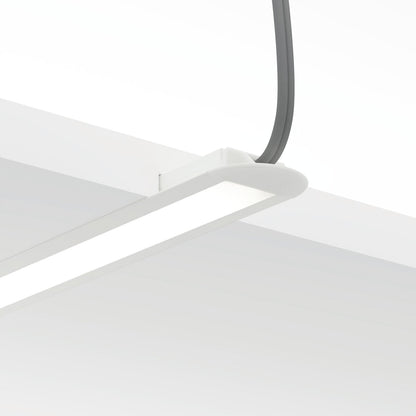 KLUŚ Endkappe mit Loch MICRO-LNK-OTW, weiß, ABS – Detail-/Anwendungsbild
