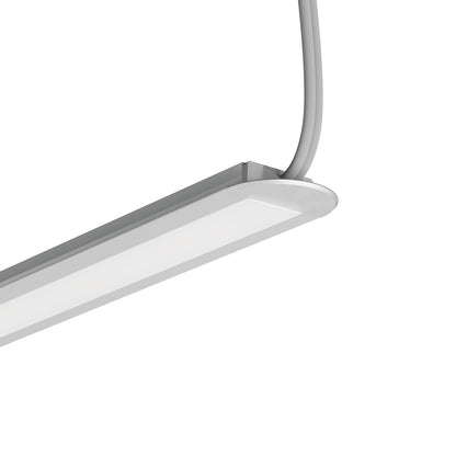 KLUŚ Endkappe mit Loch MICRO-LNK-OTW, silbern, ABS – Detail-/Anwendungsbild