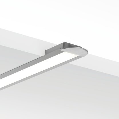 KLUŚ Endkappe MICRO-LNK, silbern, ABS – Detail-/Anwendungsbild