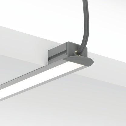 KLUŚ Endkappe mit Loch PDS-LNK-OTW, grau, ABS – Detail-/Anwendungsbild