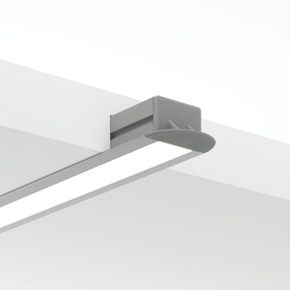KLUŚ Endkappe PDS-LNK, grau, ABS – Detail-/Anwendungsbild