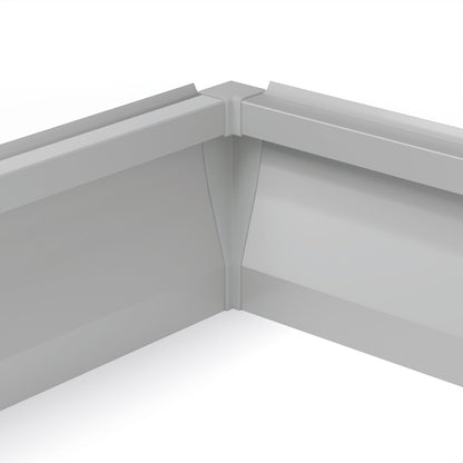 KLUŚ Endkappe OLIS-90W, grau, ABS – Detail-/Anwendungsbild