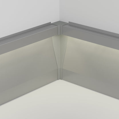 KLUŚ Endkappe OLIS-90W, grau, ABS – Detail-/Anwendungsbild