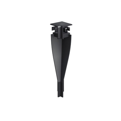 KLUŚ Endkappe OLIS-90W, schwarz, ABS – Produktbild