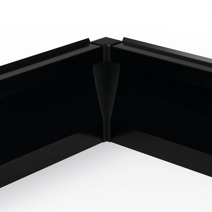 KLUŚ Endkappe OLIS-90W, schwarz, ABS – Detail-/Anwendungsbild