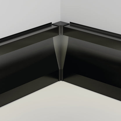 KLUŚ Endkappe OLIS-90W, schwarz, ABS – Detail-/Anwendungsbild