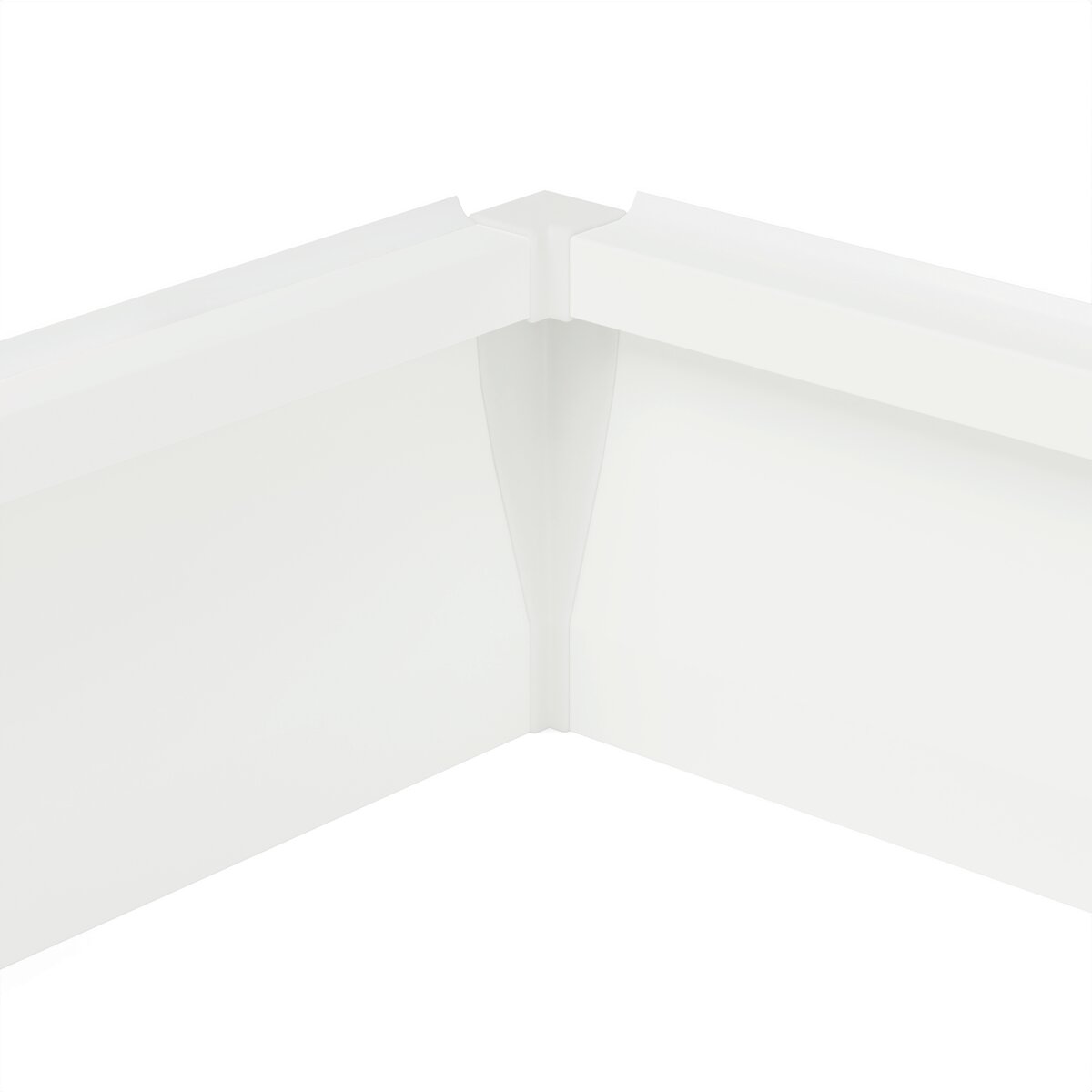 KLUŚ Endkappe OLIS-90W, weiß, ABS – Detail-/Anwendungsbild