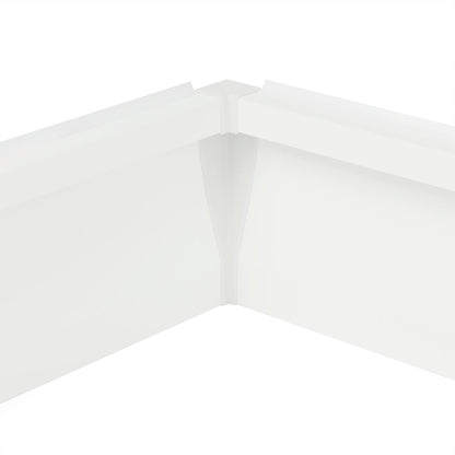 KLUŚ Endkappe OLIS-90W, weiß, ABS – Detail-/Anwendungsbild