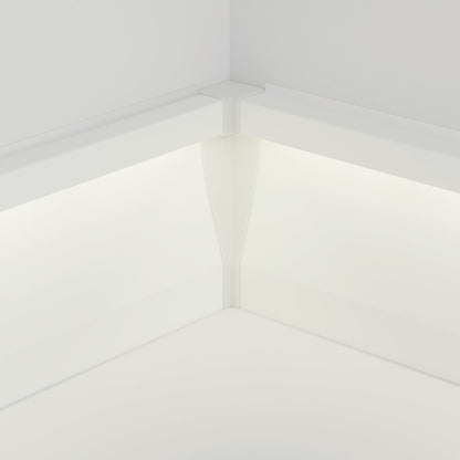 KLUŚ Endkappe OLIS-90W, weiß, ABS – Detail-/Anwendungsbild