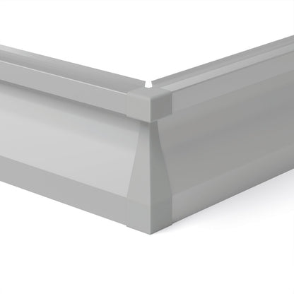 KLUŚ Endkappe OLIS-90Z, grau, ABS – Detail-/Anwendungsbild