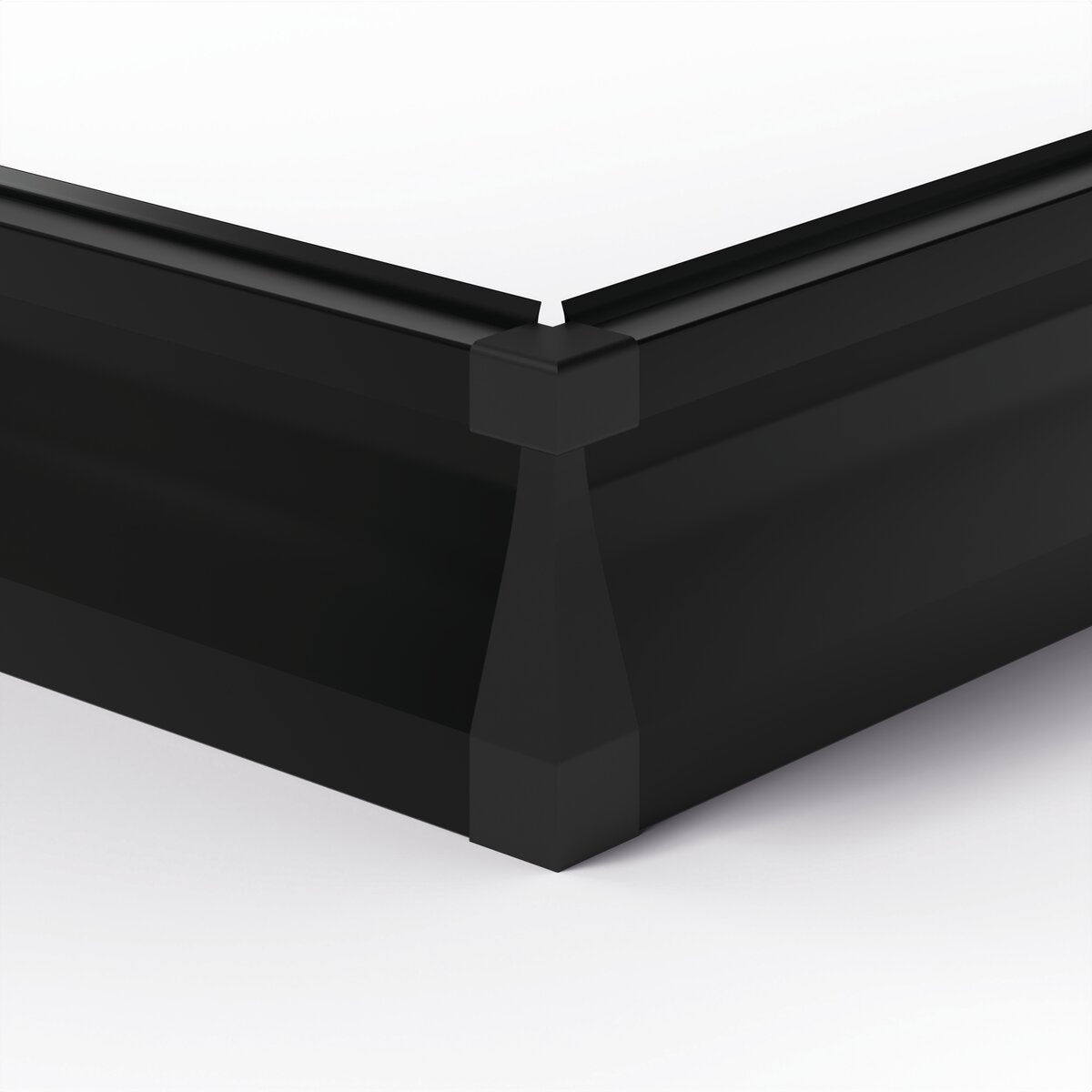 KLUŚ Endkappe OLIS-90Z, schwarz, ABS – Detail-/Anwendungsbild