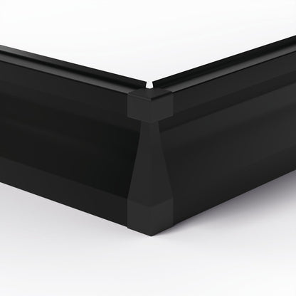 KLUŚ Endkappe OLIS-90Z, schwarz, ABS – Detail-/Anwendungsbild