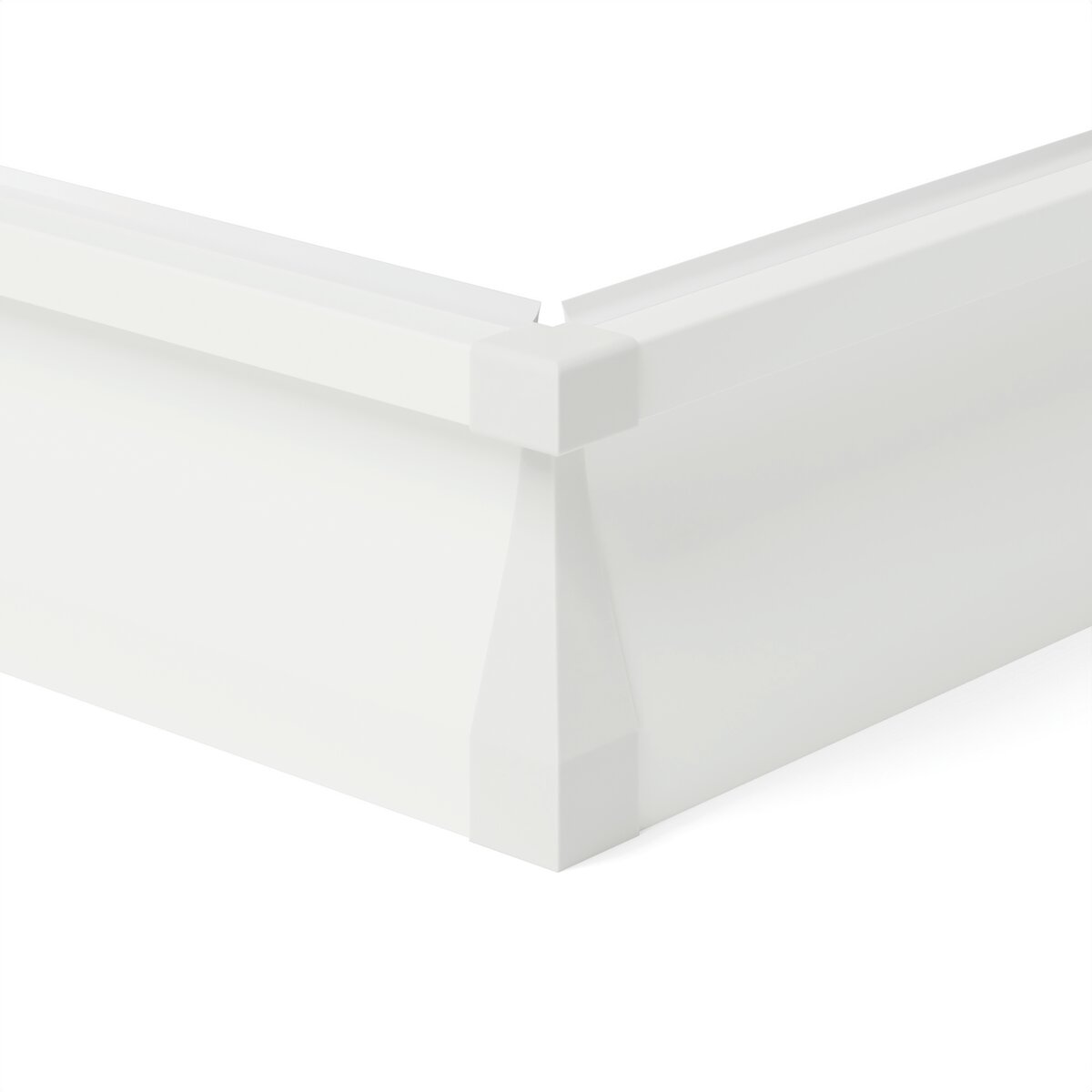 KLUŚ Endkappe OLIS-90Z, weiß, ABS – Detail-/Anwendungsbild