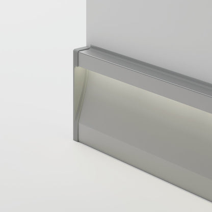 KLUŚ Endkappe OLIS-L, grau, ABS – Detail-/Anwendungsbild