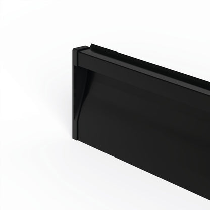 KLUŚ Endkappe OLIS-L, schwarz, ABS – Detail-/Anwendungsbild