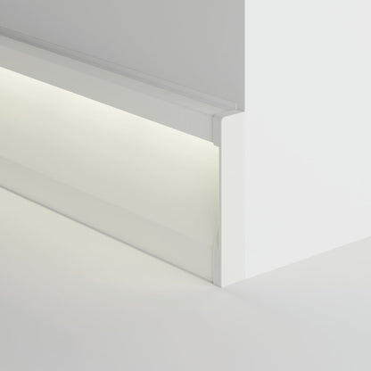KLUŚ Endkappe OLIS-P, weiß, ABS – Detail-/Anwendungsbild