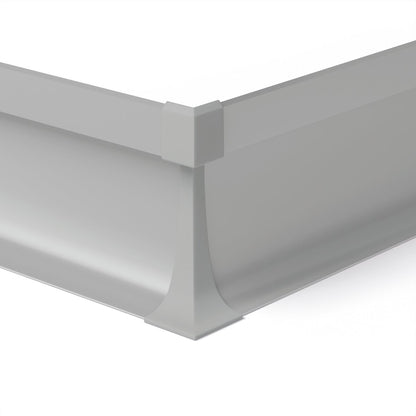 KLUŚ Endkappe OLIS-K-90Z, grau, ABS – Detail-/Anwendungsbild