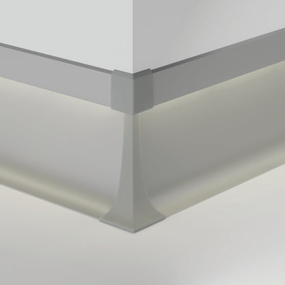 KLUŚ Endkappe OLIS-K-90Z, grau, ABS – Detail-/Anwendungsbild