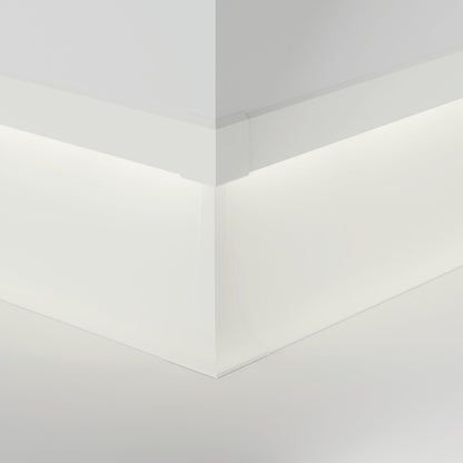 KLUŚ Endkappe OLIS-K-90Z, weiß, ABS – Detail-/Anwendungsbild