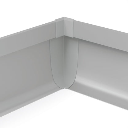 KLUŚ Endkappe OLIS-K-90W, grau, ABS – Detail-/Anwendungsbild