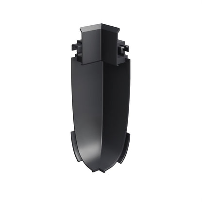 KLUŚ Endkappe OLIS-K-90W, schwarz, ABS – Produktbild