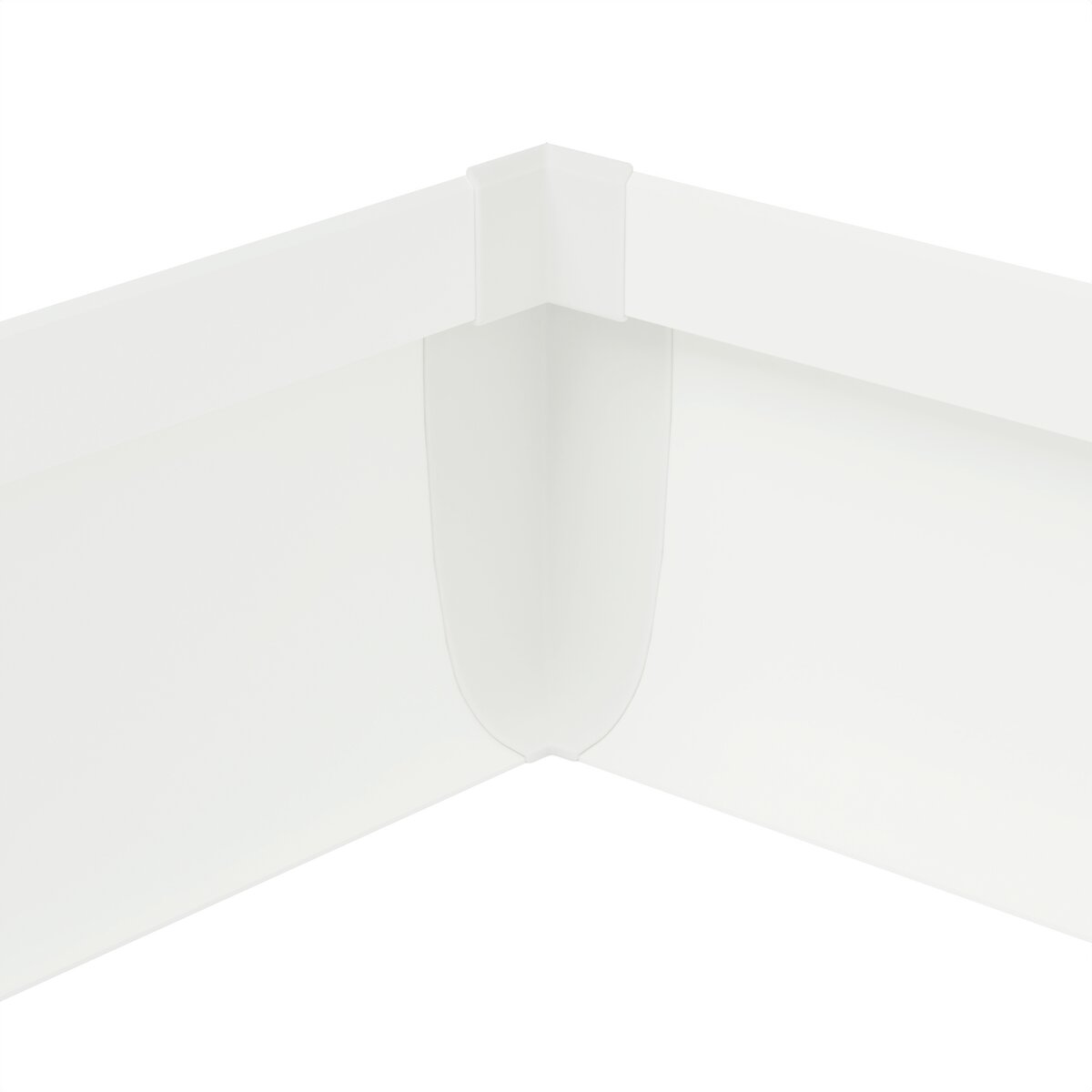 KLUŚ Endkappe OLIS-K-90W, weiß, ABS – Detail-/Anwendungsbild