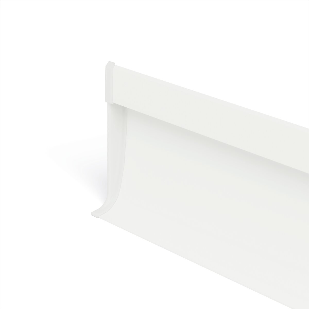 KLUŚ Endkappe OLIS-K-L, weiß, ABS – Detail-/Anwendungsbild