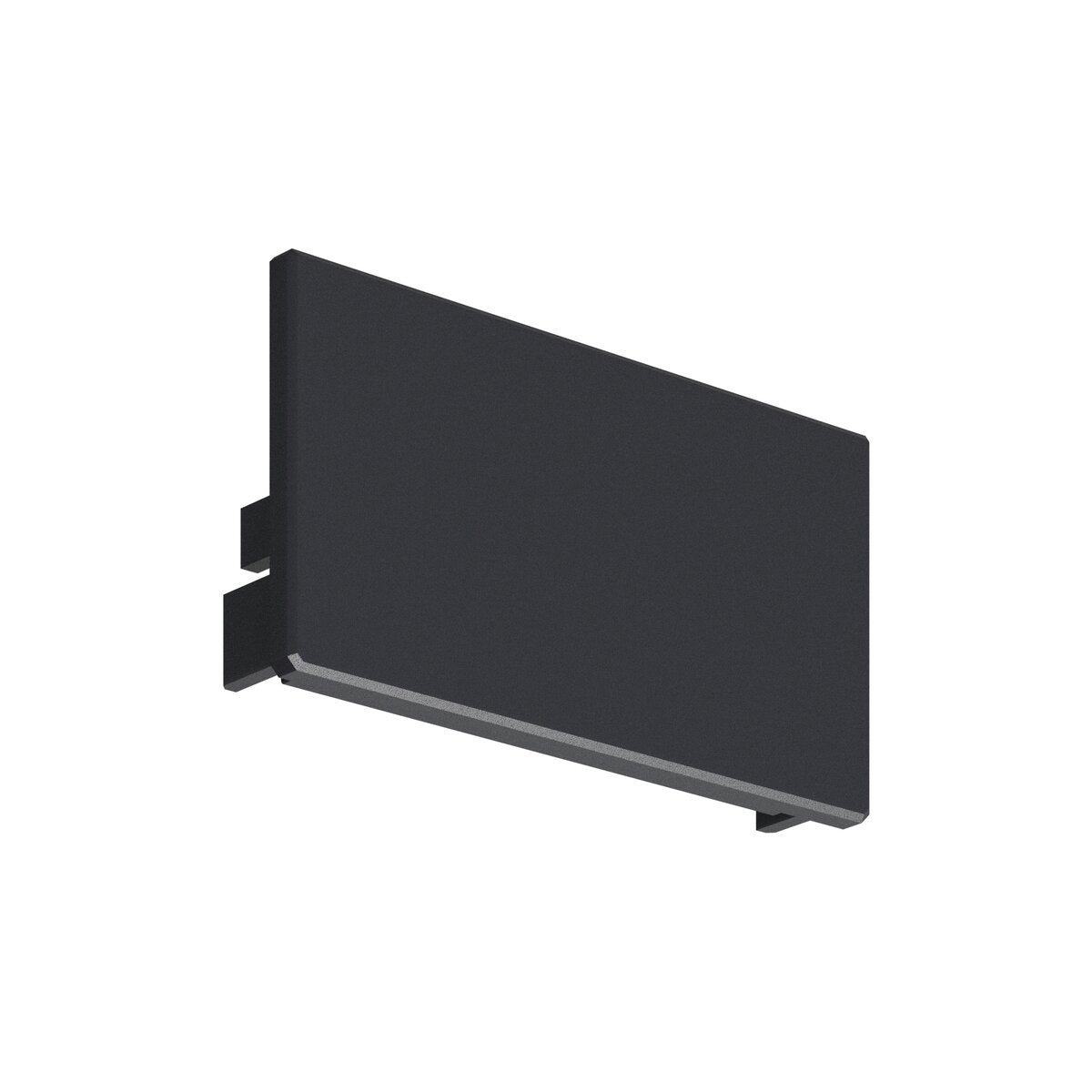 KLUŚ Endkappe BOX-M, schwarz, ABS – Produktbild
