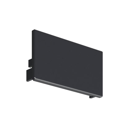 KLUŚ Endkappe BOX-M, schwarz, ABS – Produktbild