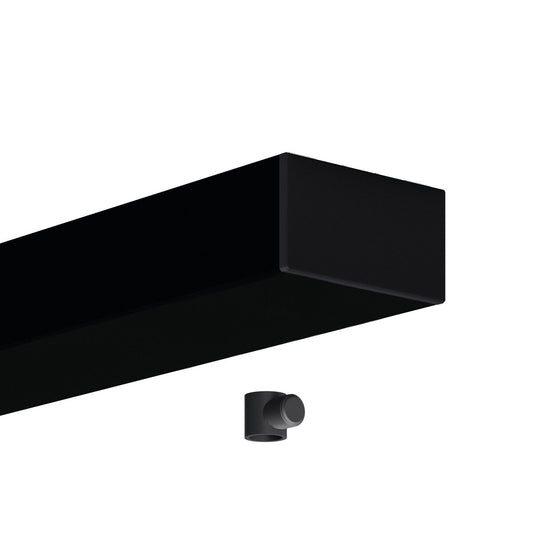 KLUŚ Baldachin BOX-M600, schwarz, Aluminium – Produktbild