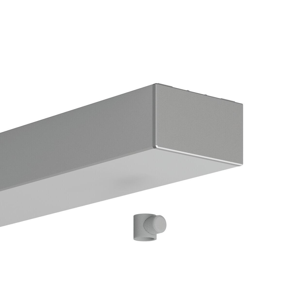 KLUŚ Baldachin BOX-M600, silbern, Aluminium – Produktbild