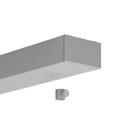 KLUŚ Baldachin BOX-M600, silbern, Aluminium – Produktbild