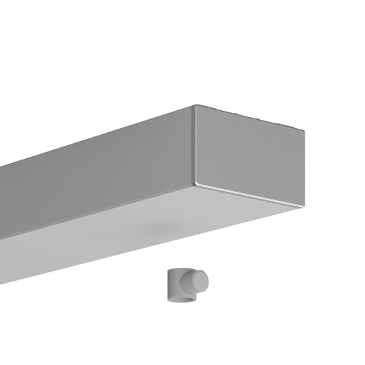 KLUŚ Baldachin BOX-M600, silbern, Aluminium – Produktbild