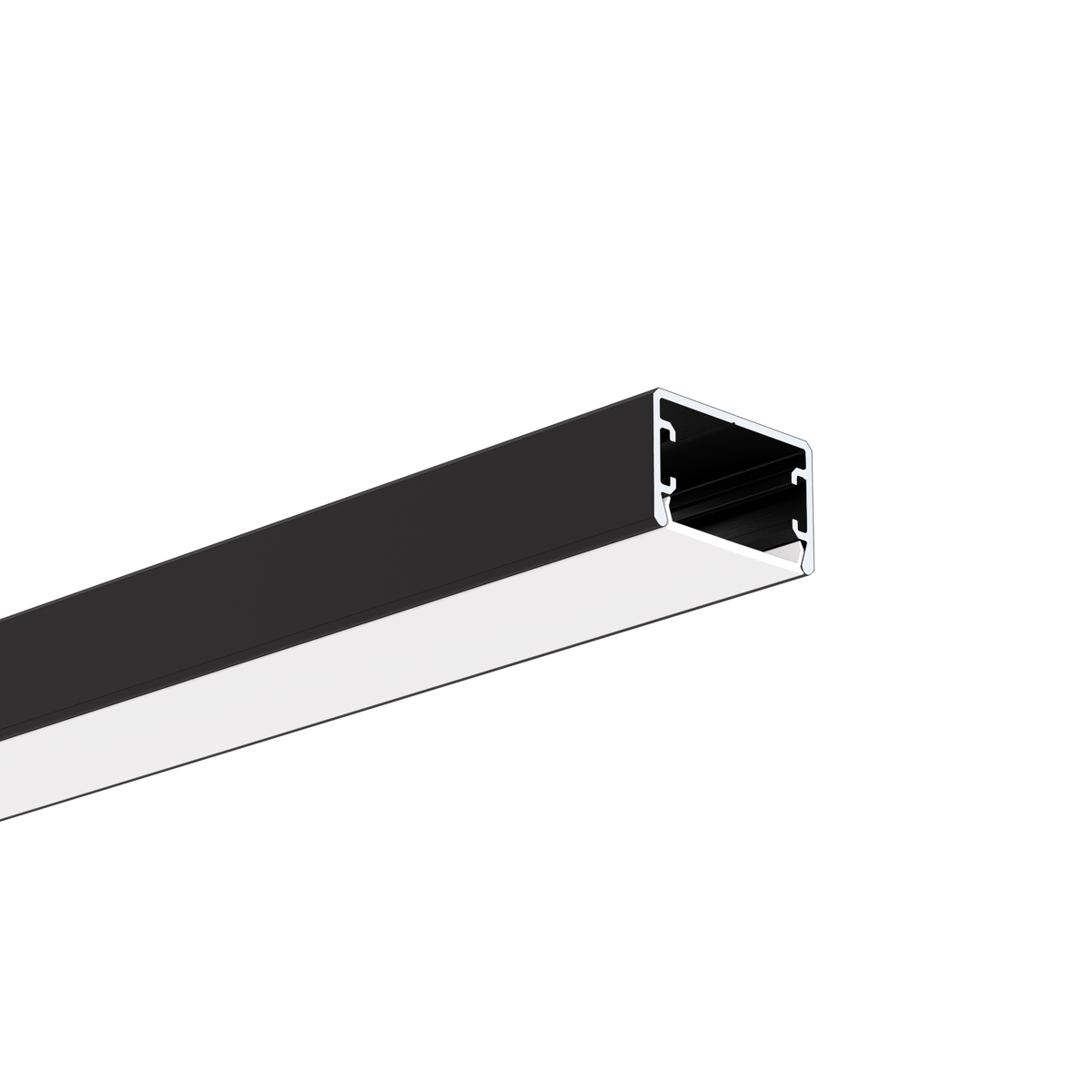 Profil GLAZA-LL, schwarz eloxiert – Produktbild