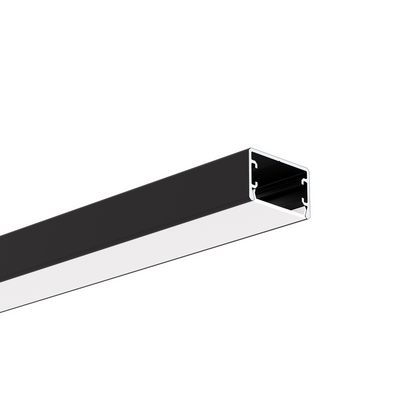 Profil GLAZA-LL, schwarz eloxiert – Produktbild