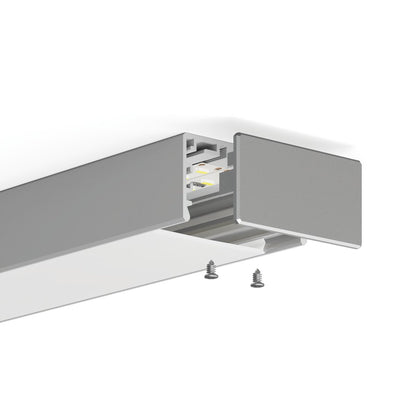 KLUŚ Endkappe LIPOD-50, silbern, ABS – Detail-/Anwendungsbild