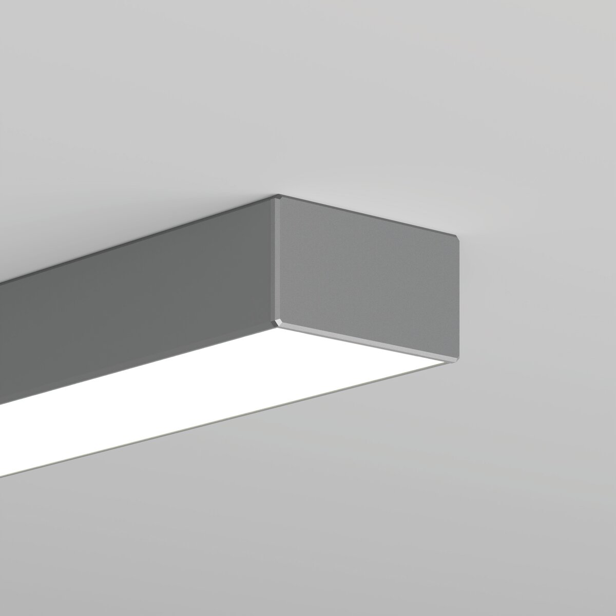 KLUŚ Endkappe LIPOD-50, silbern, ABS – Detail-/Anwendungsbild