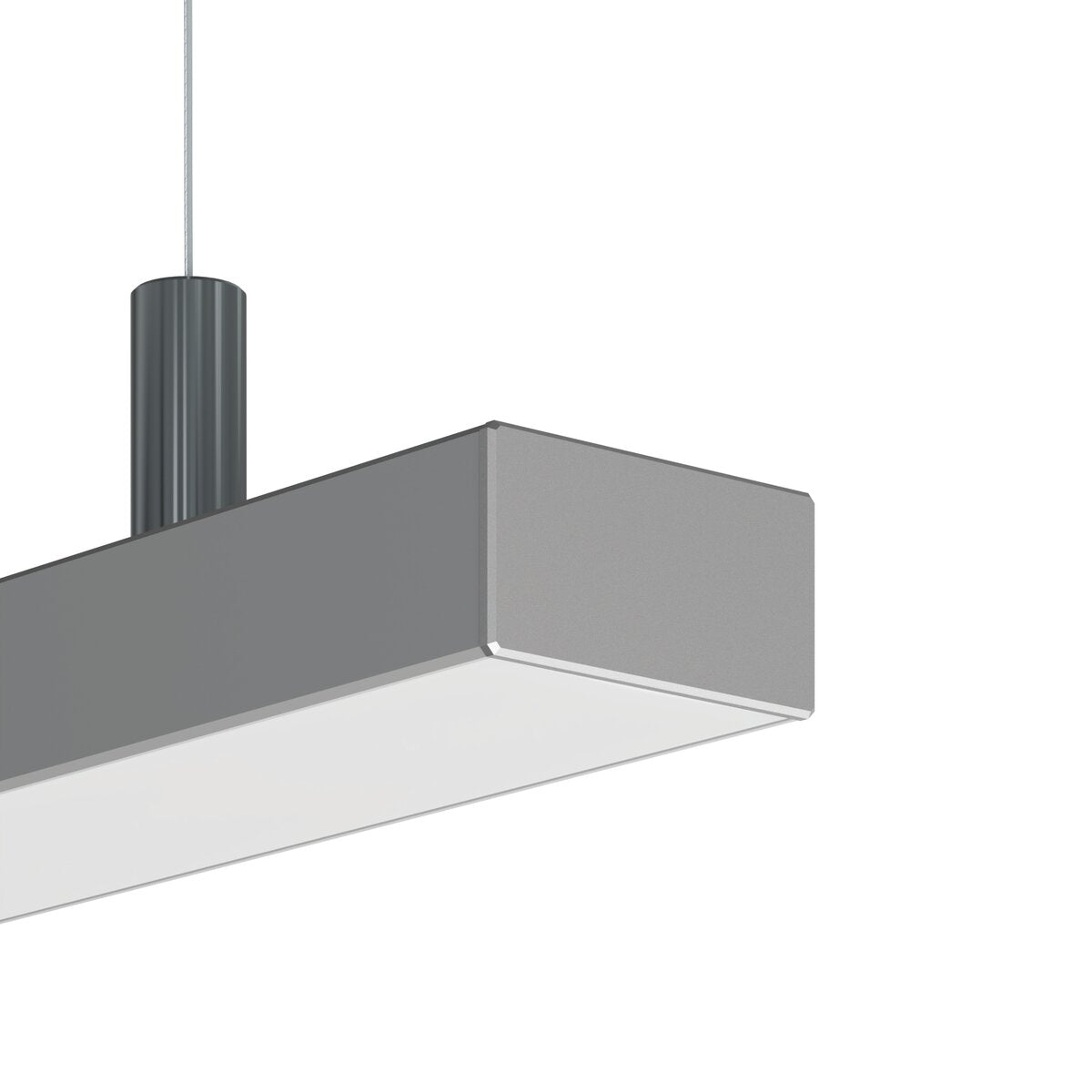 KLUŚ Endkappe LIPOD-50, silbern, ABS – Detail-/Anwendungsbild