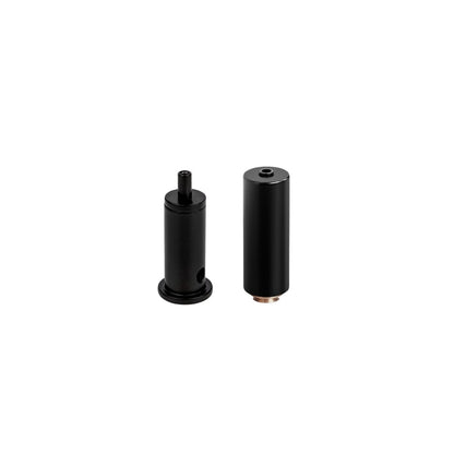 KLUŚ Befestigungsset PUSZ-MR-2, schwarz, rostfreier Stahl, Aluminium – Produktbild