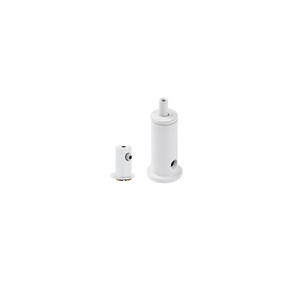 KLUŚ Befestigungsset FI-8-MR-2, weiß, rostfreier Stahl, Aluminium – Produktbild