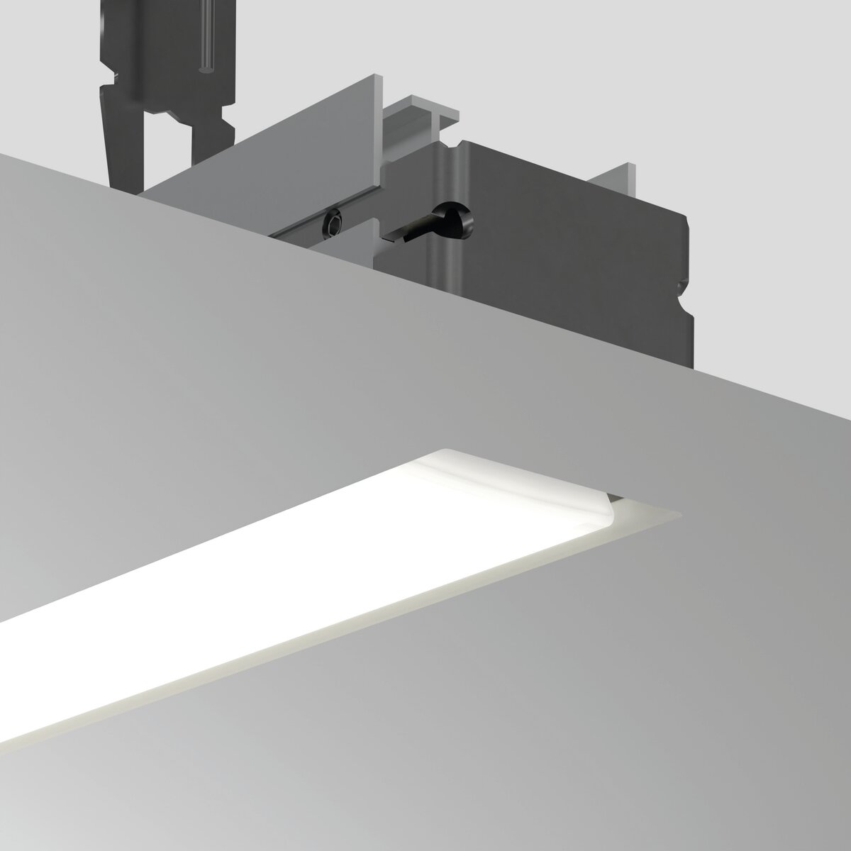 KLUŚ Endkappe FOLED, stählern, rostfreier Stahl – Detail-/Anwendungsbild