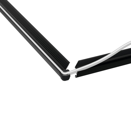 KLUŚ Endkappe STEKO-PLUS-90, grau, ABS – Detail-/Anwendungsbild