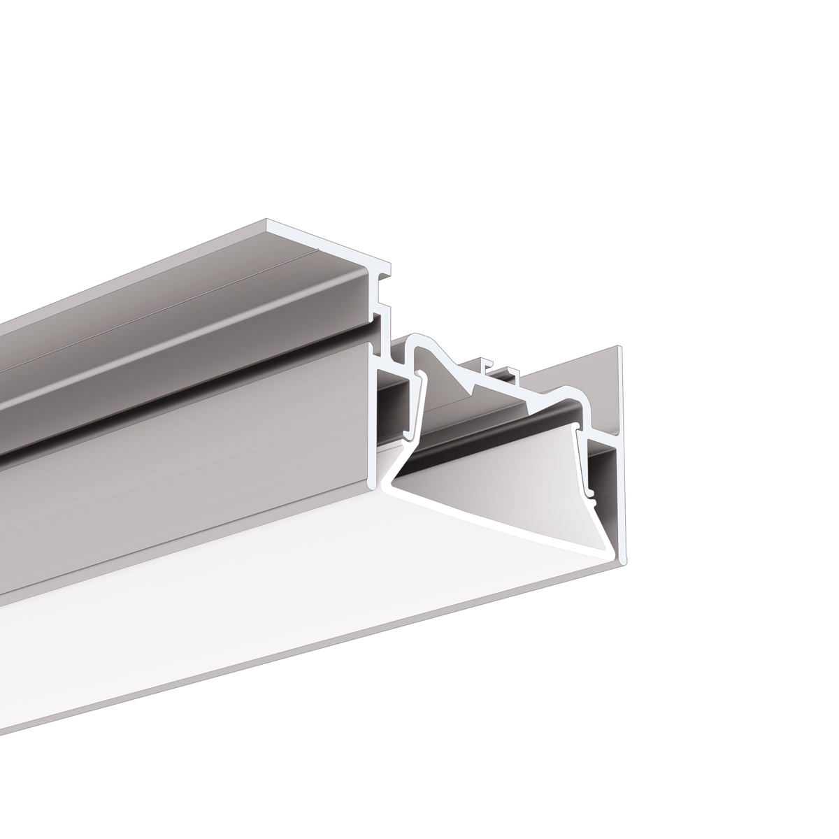 Profil FOLED-50-SUF, silber, nicht eloxiert – Produktbild