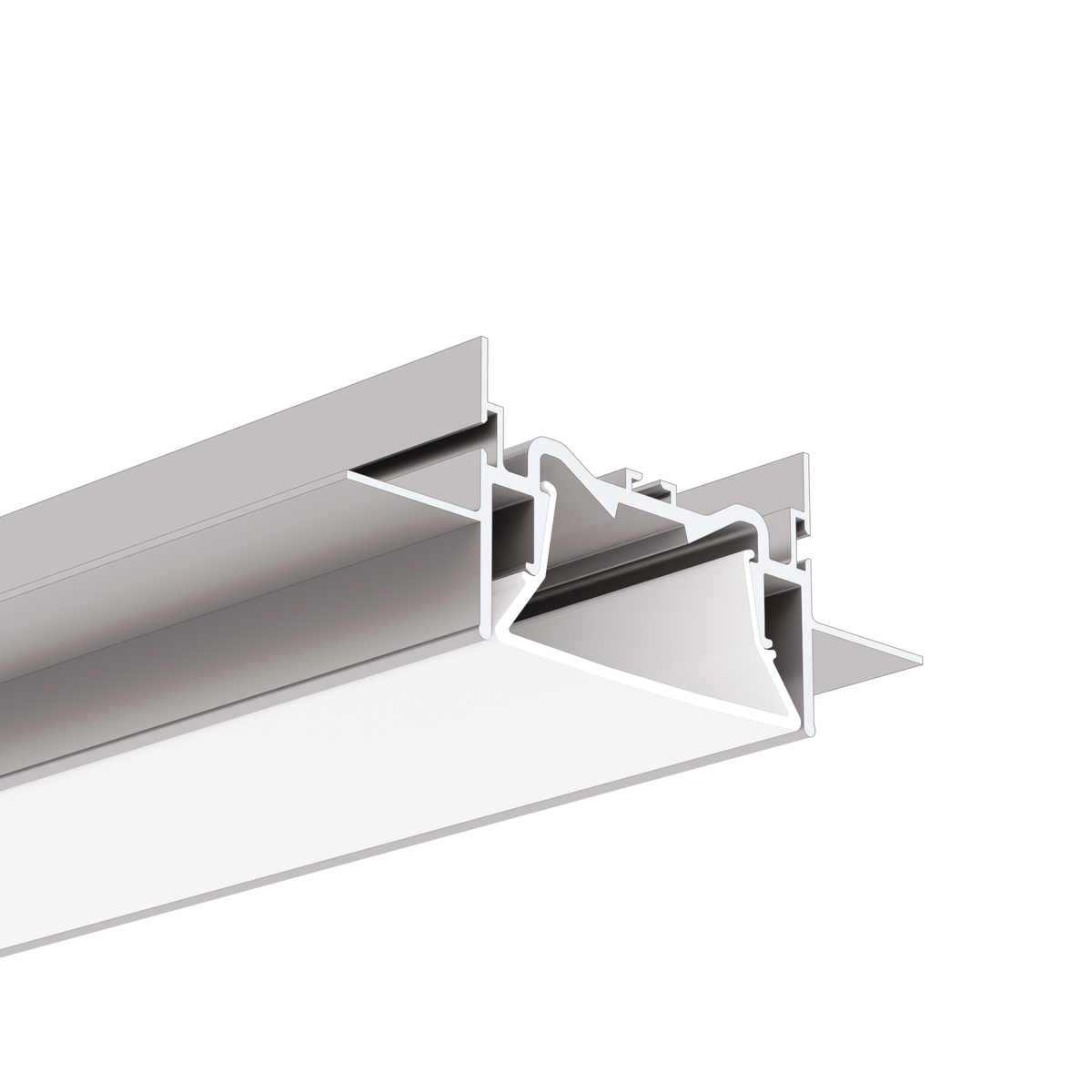 Profil FOLED-50, silber, nicht eloxiert – Produktbild