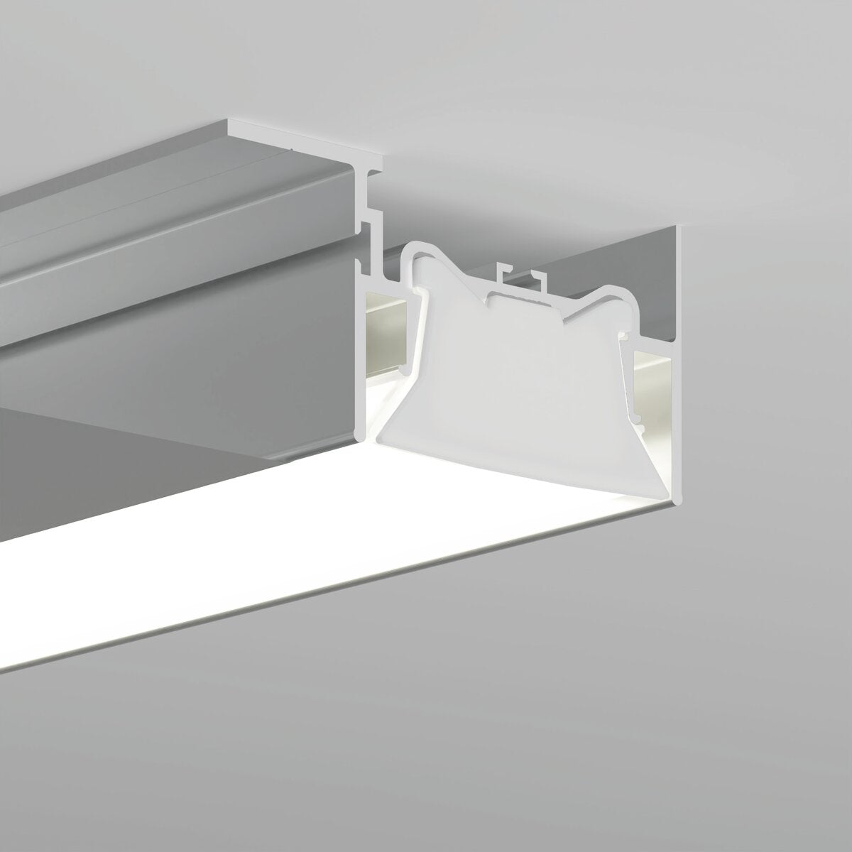 Profil FOLED-50-SUF, silber, nicht eloxiert – Produktbild