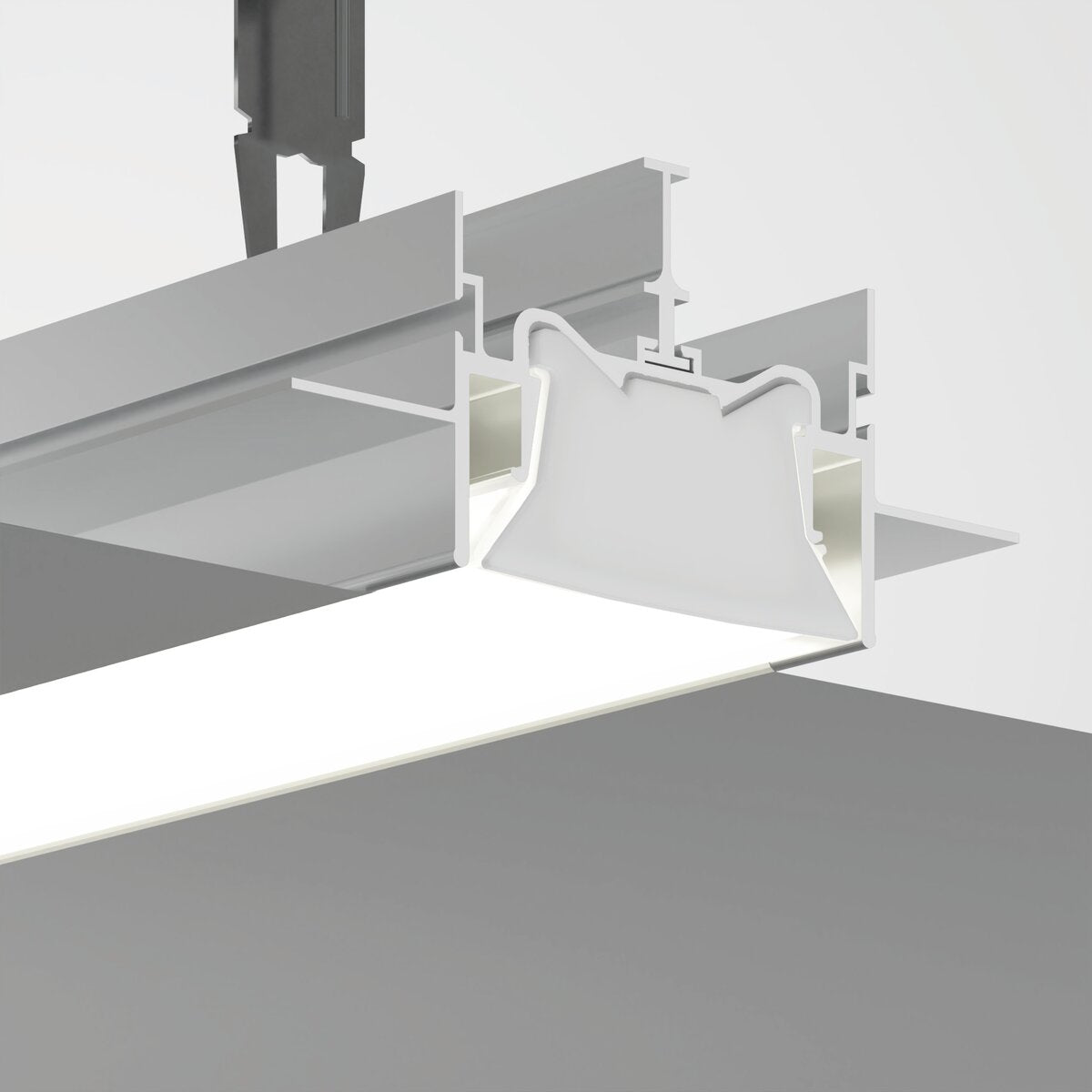 Profil FOLED-50, silber, nicht eloxiert – Produktbild