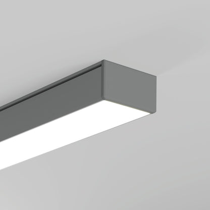 KLUŚ Endkappe GIZA-LL, grau, ABS – Detail-/Anwendungsbild