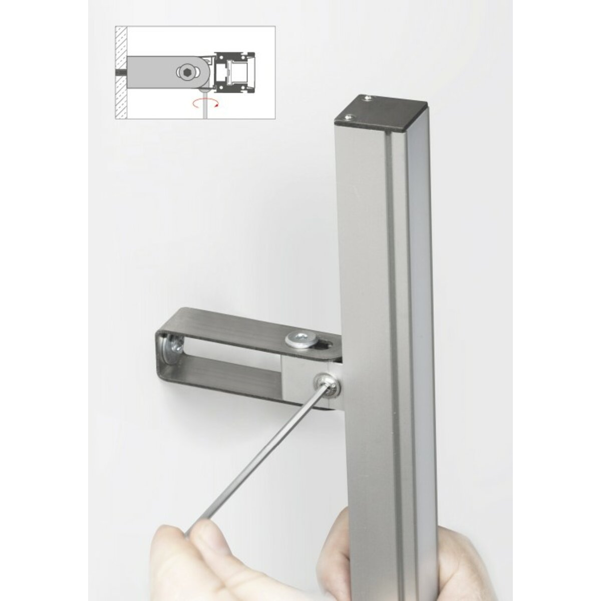 KLUŚ Befestigungsclip HR-OPTI-75 – Detail-/Anwendungsbild